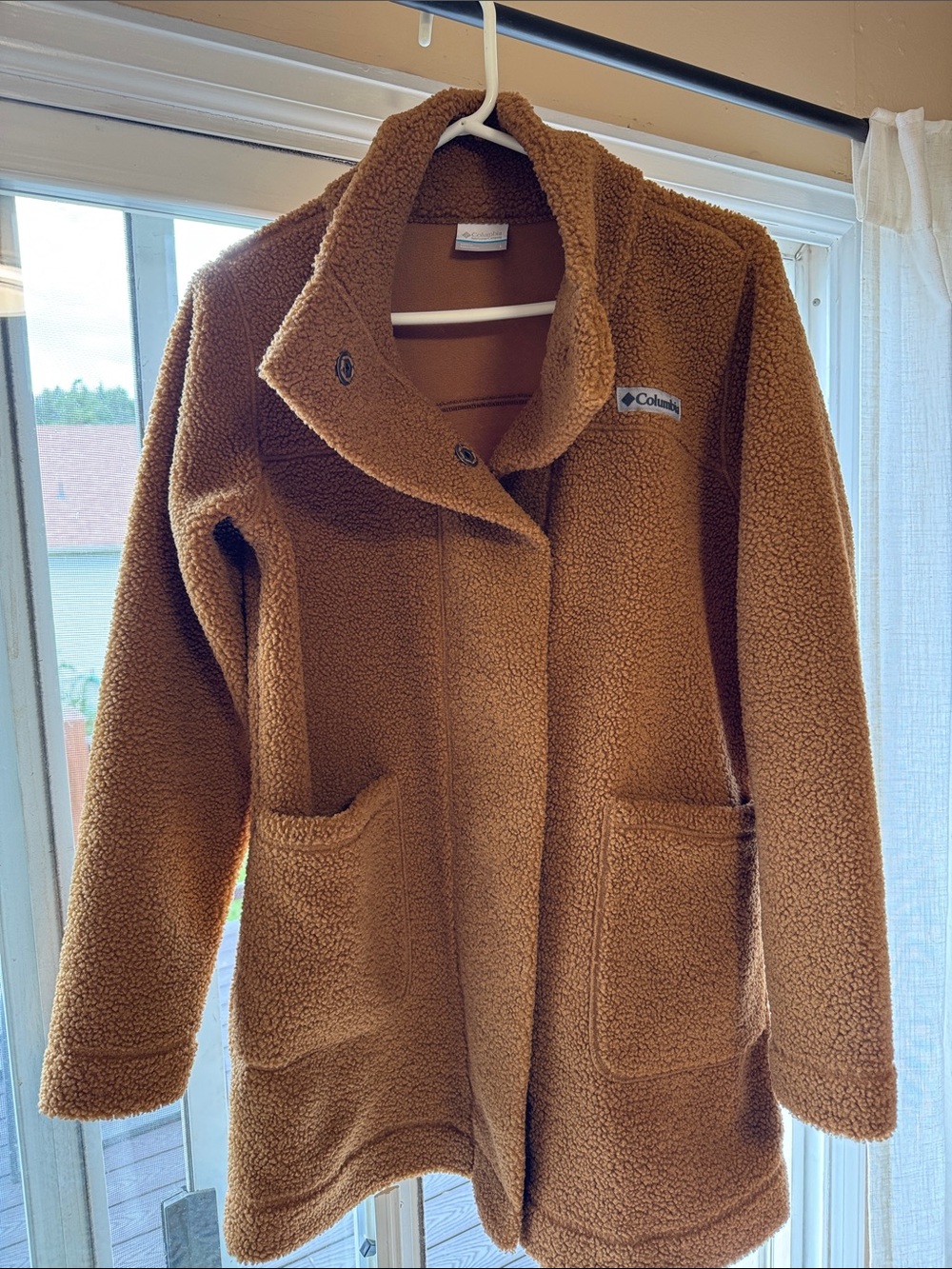 Columbia Chestnut Brown Teddy Fleece Jacket